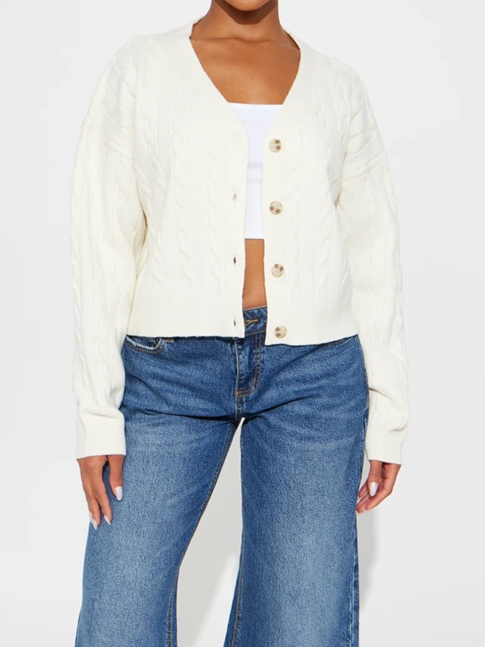 Fashion nova Cozy Cable Knit Cardigan